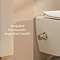 VitrA Aquacare Rimless Round Wall-Hung Toilet with Thermostatic Bidet Function and Soft-Close Seat
