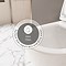 VitrA Aquacare Rimless Round Wall-Hung Toilet with Thermostatic Bidet Function and Soft-Close Seat