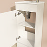 VitrA Evi Gloss White 400mm Compact Floor Standing 1-Door Vanity Unit