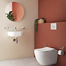 VitrA Evi Wall Hung 550mm Compact Washbasin - 1 Tap Hole