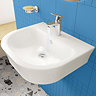 VitrA Evi Wall Hung 550mm Compact Washbasin - 1 Tap Hole