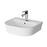 VitrA Evi Wall Hung 550mm Compact Washbasin - 1 Tap Hole