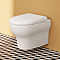 VitrA Zentrum Smooth Flush Rimless Wall Hung Toilet + Seat (Hidden Fixation)