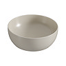 VitrA 100% Recycled Ceramic Round Countertop Basin - Matt Taupe