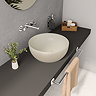 VitrA 100% Recycled Ceramic Round Countertop Basin - 405mm Diameter