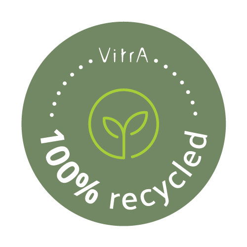 VitrA 100% Recycled Ceramic Square Countertop Basin - Matt Taupe