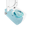 VitrA Aquacare Rimless Wall-Hung Toilet with Thermostatic Bidet Function and Soft-Close Seat