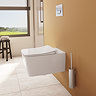 VitrA Aquacare Rimless Wall-Hung Toilet with Thermostatic Bidet Function and Soft-Close Seat