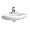 Vitra - Arkitekt Corner Basin and Pedestal - 1 or 2 Tap Hole Option Large Image