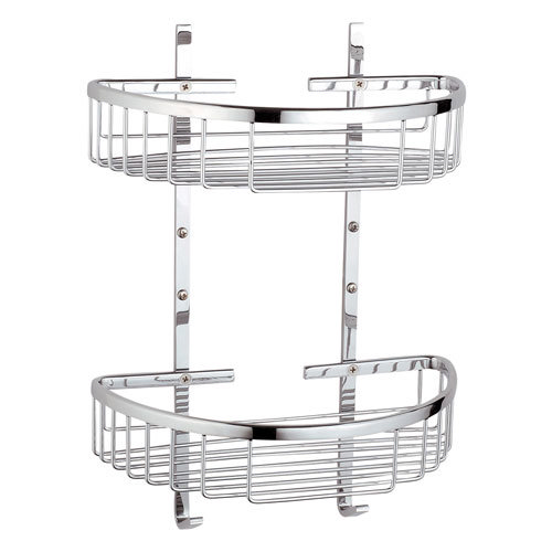 Vitra - Arkitekta Double Wall Basket - Chrome - 44053 Large Image