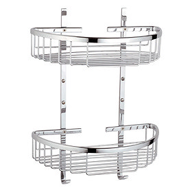 Vitra - Arkitekta Double Wall Basket - Chrome - 44053 Large Image