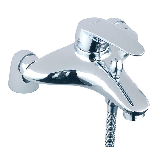 Vitra - Armix V3 Deck Mounted Bath Shower Mixer with Kit - Chrome - 40451 Large Image