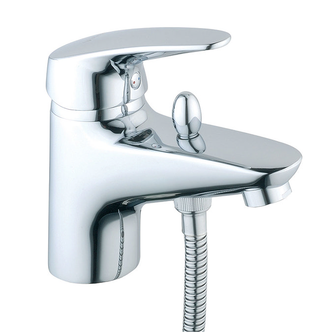 Vitra - Armix V3 Monobloc Bath Shower Mixer with Kit - Chrome - 40450 Large Image