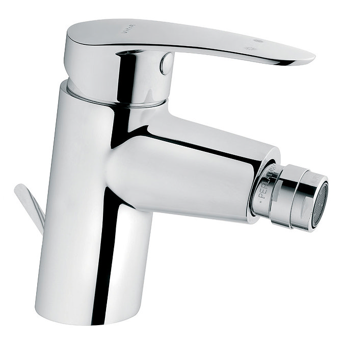 Vitra - Dynamic S Monobloc Bidet Mixer with Pop-up Waste - Chrome - 40952 Large Image