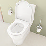 VitrA Evi Complete Bathroom Suite (BTW Close Coupled Toilet + 400mm White Vanity Unit)