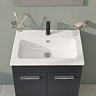 VitrA Evi Gloss Anthracite 600mm Floor Standing 2-Door Vanity Unit