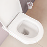 VitrA Evi Round Rimless Back-to-Wall Toilet with Soft-Close Seat