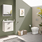 VitrA Evi Round Rimless Back-to-Wall Toilet with Soft-Close Seat