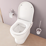 VitrA Evi Round Rimless Back-to-Wall Toilet with Soft-Close Seat