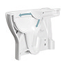 VitrA Evi Round Rimless Close Coupled Toilet - Back-to-Wall with Soft-Close Seat
