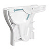 VitrA Evi Round Rimless Close Coupled Toilet - Open Back with Soft-Close Seat