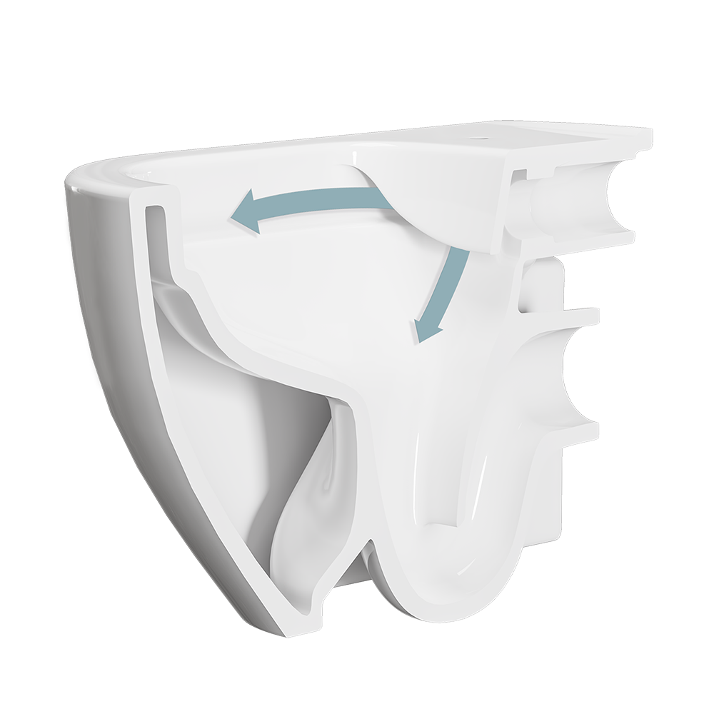 VitrA Evi Wall Hung Rimless Toilet with SoftClose Seat