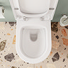VitrA Evi Round Wall Hung Rimless Toilet with Soft-Close Seat