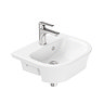 VitrA Evi Semi Recessed 450mm Compact Washbasin - 1 Tap Hole