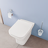 VitrA Evi Square Rimless Back-to-Wall Toilet with Soft-Close Seat