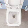 VitrA Evi Square Rimless Back-to-Wall Toilet with Soft-Close Seat
