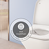 VitrA Evi Square Rimless Back-to-Wall Toilet with Soft-Close Seat