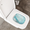 VitrA Evi Square Rimless Close Coupled Toilet - Back-to-Wall with Soft-Close Seat
