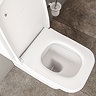 VitrA Evi Square Rimless Close Coupled Toilet - Back-to-Wall with Soft-Close Seat