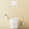 VitrA Evi Square Wall Hung Rimless Toilet with Soft-Close Seat