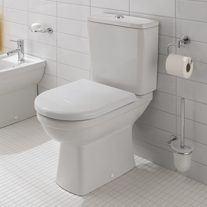 Vitra - Form 300 Close Coupled Toilet (Open Back) Profile Large Image
