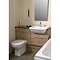 Vitra - Form 300 Semi-Recessed Basin - 1 Tap Hole Profile Large Image