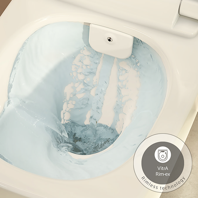 VitrA Integra Aquacare Back-to-Wall Toilet with Thermostatic Bidet Function