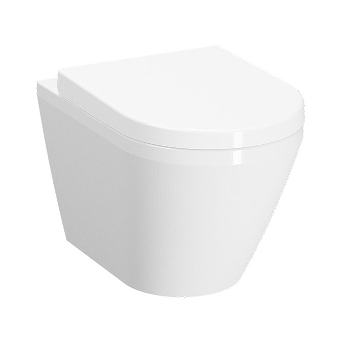 VitrA Integra Wall Hung Toilet + Soft Close Seat Large Image