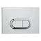 Vitra Loop O Mechanical Flush Plate - Chrome - 7400580 Large Image