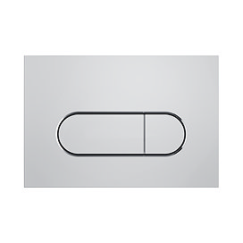 VitrA Loop Round Dual Flush Plate - Chrome