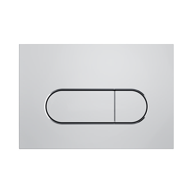 VitrA Loop Round Dual Flush Plate - Chrome