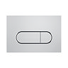 VitrA Loop Round Dual Flush Plate - Chrome