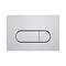 VitrA Loop Round Dual Flush Plate - Chrome