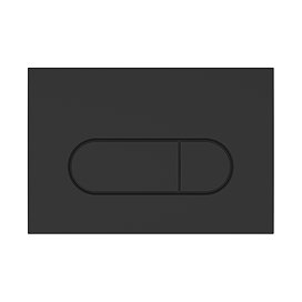 VitrA Loop Round Dual Flush Plate - Matt Black