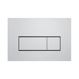 VitrA Loop Square Dual Flush Plate - Chrome