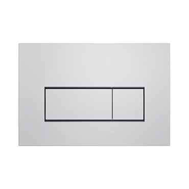 VitrA Loop Square Dual Flush Plate - Chrome