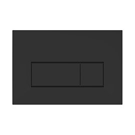 VitrA Loop Square Dual Flush Plate - Matt Black