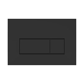 VitrA Loop Square Dual Flush Plate - Matt Black