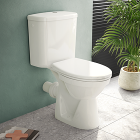 VitrA Milton Close Coupled Toilet + Soft Close Seat