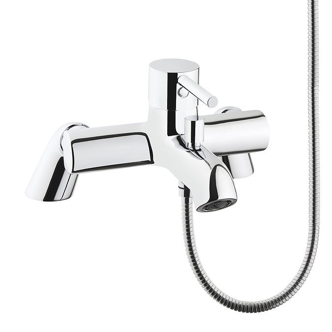 Vitra - Minimax S Bath Shower Mixer with Kit - Chrome - 42112 Profile Large Image